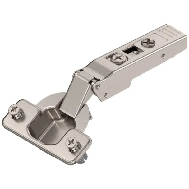 Blum CLIP Top Inserta Self-Close Full Overlay Face-Frame;Frameless Hinges Nickel, 120 deg Expanding Dowel - 73T558E, 120+ Degree | 73T558E