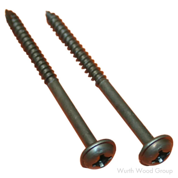 Tenn-Tex #7 x 2" Washer Head Installation Screw Combo Drive - Type 17 Auger Point Coarse Thread , B-391 - 400/Box | B391