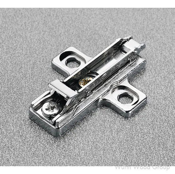Domi 2-Cam Adjustment Wing Mounting Plate, Nickel-Plated, Screw-On, 9mm | BAR3R99