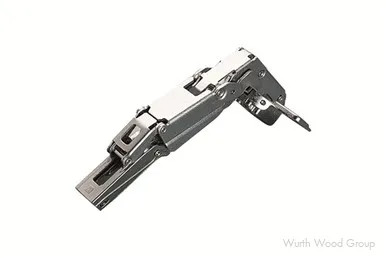 Salice 200 Series Self-Close Half Overlay Face-Frame;Frameless Hinges Nickel, 165° Dowel - C2RFG99, 165 DEGREE | C2RFG99