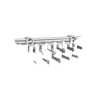 Rev-A-Shelf Chrome 11-3/4"W x 13-7/8"D Pullout Tie/Scarf Organizer, Steel - CTR-14-CR, 13 7/8" to 21 7/8" | CTR14CR