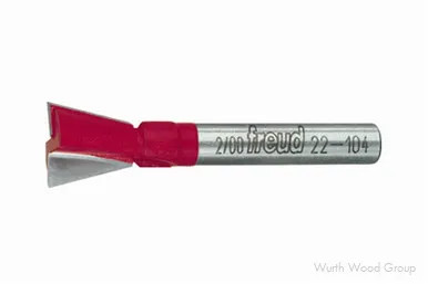 Dovetail Bit, 1/2" Diameter, 1/4" Shank, 2" Length | FR22104