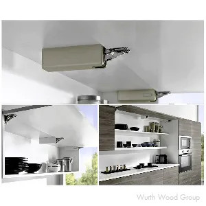 S" Wind Lift System with Soft-Closing, Double Red Spring | FRAKFEXSSN9