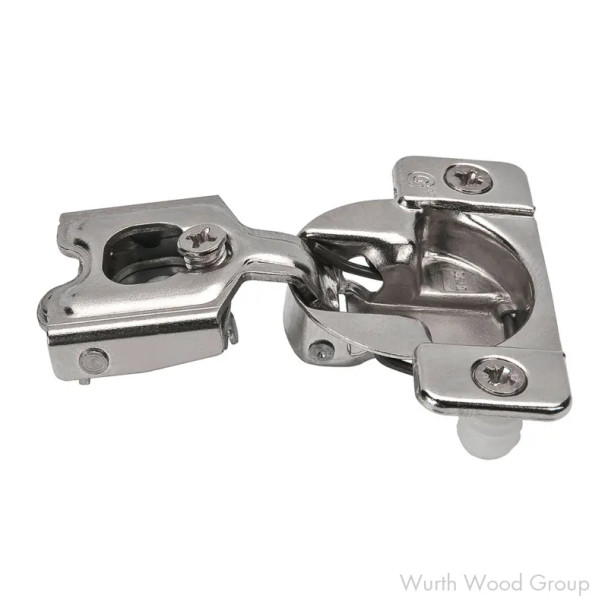 Grass TEC 864 Soft-Close 3/4" Overlay Face-Frame Hinges Nickel, 108° Dowel - 02875A-15, 108 DEGREE | GR02875A15