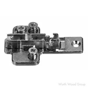 Nexis Cam Adjustable Wing Mounting Plate with Pre-Mounted Euro Screws, 3-Point Fixing, 0mm, 0mm Plate | GRF061073232236