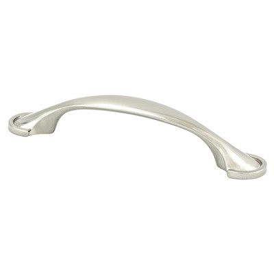Berenson Hillcrest Series 3-3/4"Center to Center Brushed Nickel Pull, - 2049-1BPN-P | Bar Pulls | H20491BPN