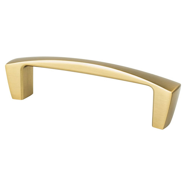 Berenson Aspire Series 3-3/4" | (95 mm) Center to Center Modern Brushed Gold Pull, - 2130-1MDB-P | H21301MDB