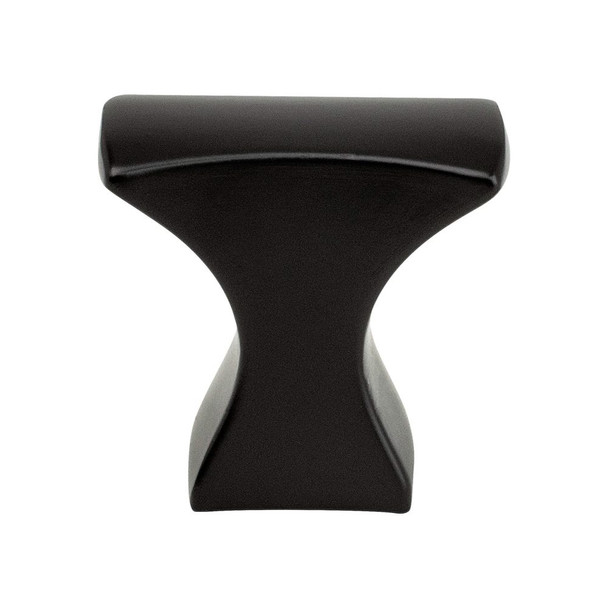 Berenson Aspire Series Matte Black 1-1/4"L x 11/16" (17 mm) W Knob, - 2141-1055-P | 29MM | H21411055