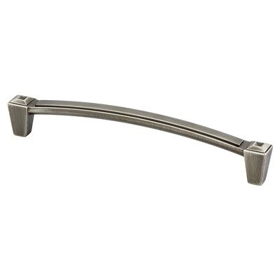Berenson Connections Pulls | Vintage Nickel, Center: 160mm, 6 7/8", Width: 9/16", Height: 1 1/4" | H40041VTN