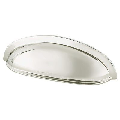 Berenson Designers Group Ten Series | 3" (76 mm) Center to Center Polished Nickel Cup Pull, - 4146-1014-P | H41461014