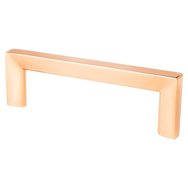 Berenson Metro Series 3-3/4" (95 mm) Center to Center | Polished Copper Pull, - 4180-10PC-P | H418010PC