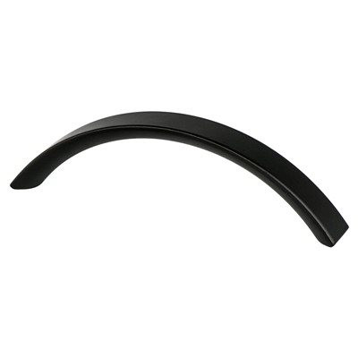 Berenson Contemporary Advantage Four Flat Arch Pull | Matte Black, 96mm CC | H93971055