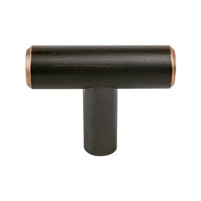 Berenson Transitional Advantage Two Series Verona Bronze 1-9/16" (40 mm) L x 7/16" (11 mm) W Knob, - 9555-20VB-P, 29MM