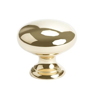 Berenson Plymouth Series | Polished Brass 1-1/4" (32 mm) Diameter Knob, - 9950-103-P | H9950103