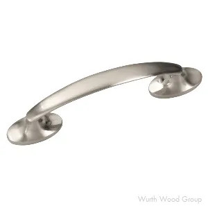 Hickory Hardware Luna Series 3" (76 mm) Center to Center Satin Nickel Pull, - P3448-SN | P3448-SN