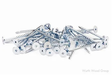 Fastcap #10 x 3" Flat Head Powerhead Screw Square Drive - Type 17 Auger Point Coarse Thread Zinc, PHZ8.3"-150 SQUARE - 150/Box | PHZ8350PC