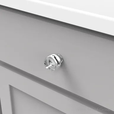 Lucent Cabinet Knob ,1-1/4"DIA, acrylic | PRO78CASN