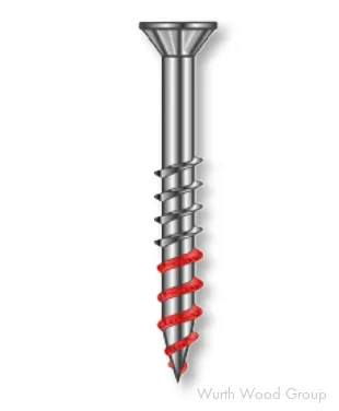 Wurth Jar - Flat Head Combo Drive with Nibs, 8 X 2-1/2" JAR | WW33750