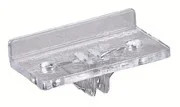 Plastic Front Rest, Clear Finish | 103PLAS
