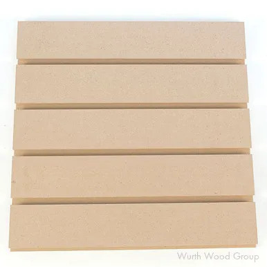 3/4" 48X96  SLOTS 3" Slatwal Paintgrade Grooved | 3448SWPG3