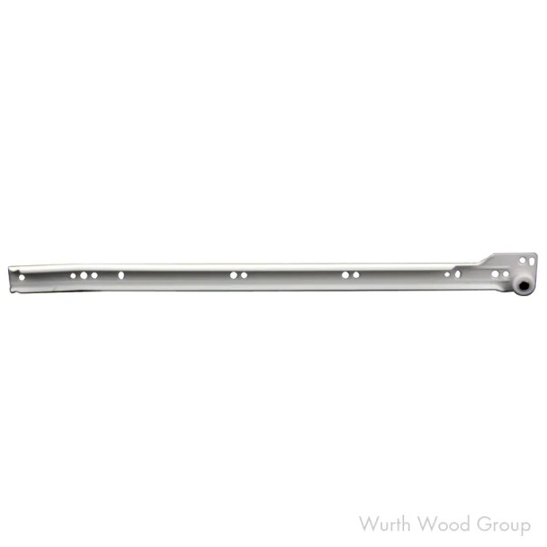 Pro Value Series 12" 3/4 Extension Self-Close Epoxy Coated Euro Slides PRO 50 Series, Unhanded Side Mount White  - 4000-12-1WT | 4000121WT