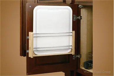 Rev-A-Shelf 4DMCB Series Maple Cutting Board 2"Tx12-1/4"Wx16-1/4"D, -4DMCB-15P, 11-5/16" (287 mm) W x 2" (51 mm) D x 16-7/16" (417 mm) H | 4DMCB15P