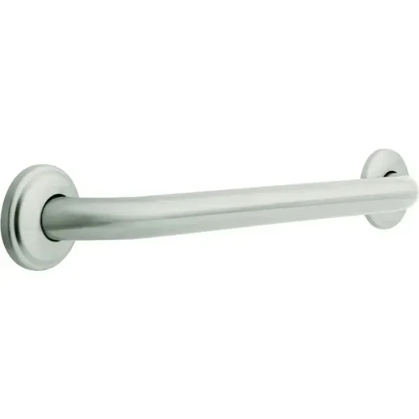 Liberty Hardware 5900 Series Concealed Screw Grab Bar | Satin Nickel | 5918SN