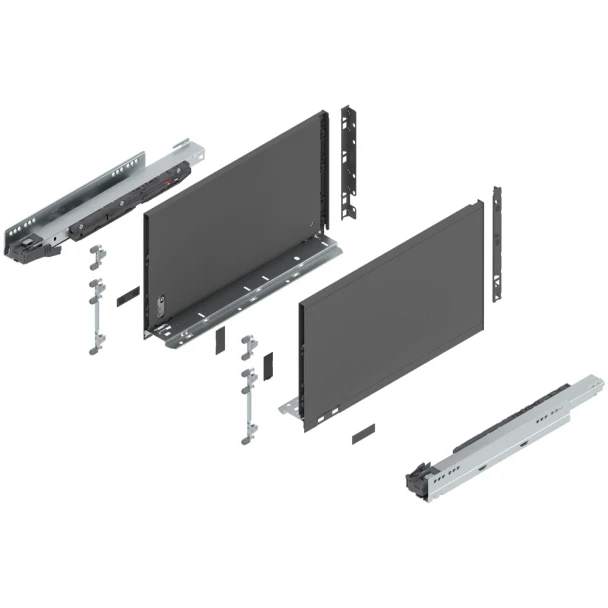 Blum LEGRABOX pure drawer profile set, Grey | 770F4502S