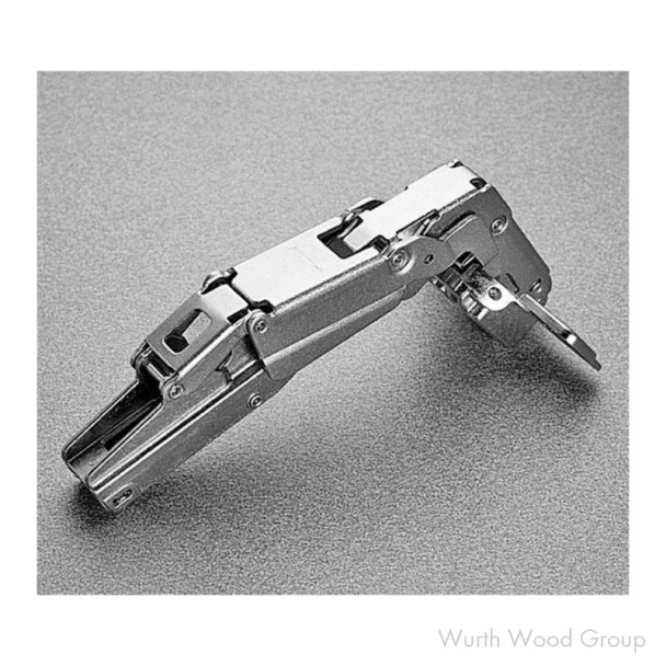 Salice 200 Series Self-Close Half Overlay Face-Frame;Frameless Hinges Nickel, 165° Screw-On - C2PFG99, 165 DEGREE | C2PFG99