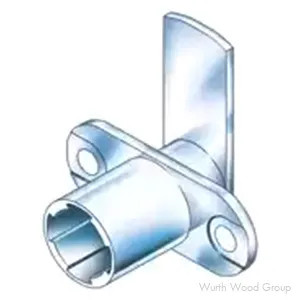 CompX Timberline Cam Lock, 3/4" Thick, 90 Degree CCW Rotation, Horizontal Mount with Flat Cam - CB-084, 1-1/4" | CB084