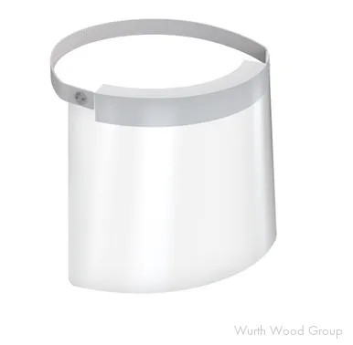 Fluid-Resistant Face Shield, 13.7” X 9.5” | FACESHIELD
