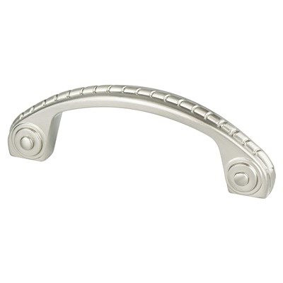 Berenson Advantage Plus 4 Pulls | Brushed Nickel, 3 3/4"L x 7/16"W x 1 3/16"H | H09451BPN