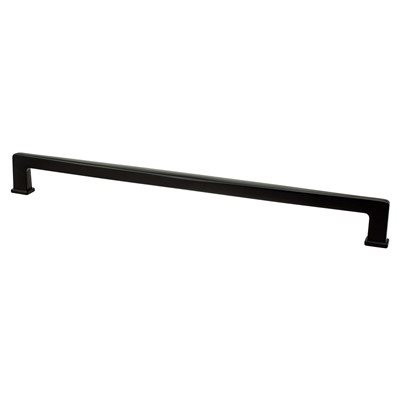 Berenson Subtle Surge 18 inch CC Appliance Pull | Matte Black | H11191055