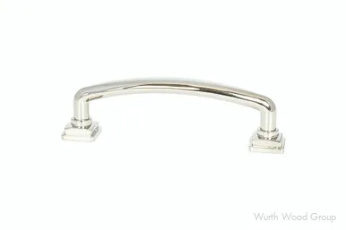 Berenson Tailored Traditional Series 3-3/4" (96 mm) Center to Center Polished Chrome Pull, - 1278-1BPN-P, 96MM CC | H12801014