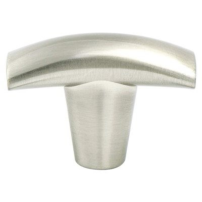 Berenson Meadow Series Brushed Nickel 1-3/4"L x 11/16" (17 mm) W Knob, - 2310-1BPN-P | 3" | H23101BPN