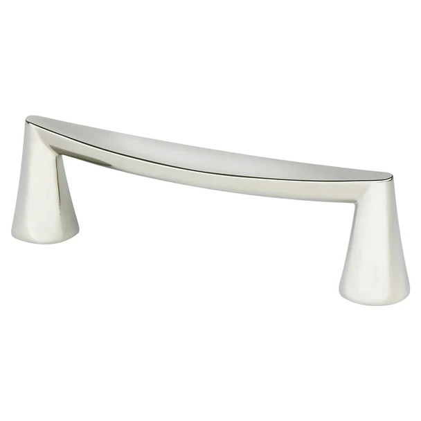Berenson Domestic Bliss 96mm CC Pull | Polished Nickel | H23411014