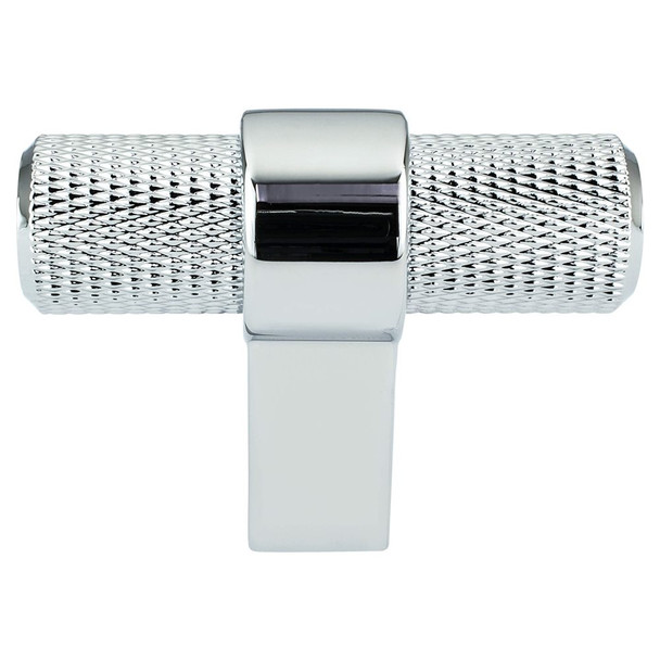 Berenson Radial Reign Matte Black and Modern Brushed Gold Knob | Polished Chrome | H50304026