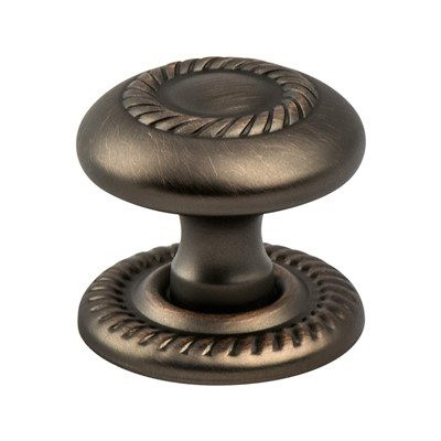 Berenson Advantage Plus 4 Knobs | Verona Bronze, Height: 1 1/8", Letter: B, Diameter: 1 1/4" | H937210VB