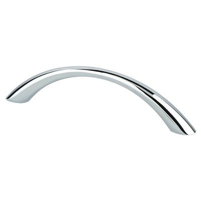 Berenson Contemporary Advantage Four Tapered Arch Pull | Polished Chrome, 96mm CC | H94194026