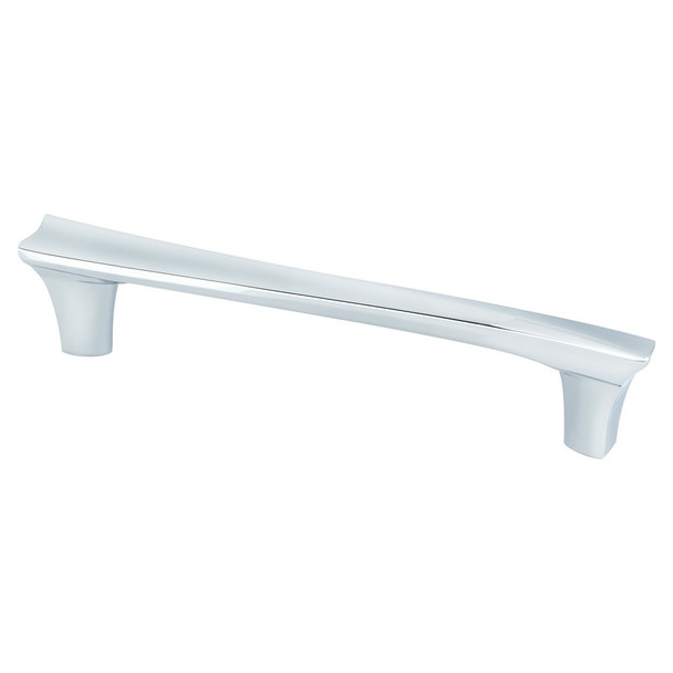 Berenson Fluidic Pulls | Polished Chrome, Center: 128mm, 6 1/4" | H94771026