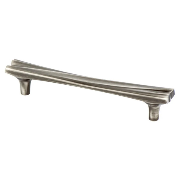 Berenson Puritan Pulls, Brushed Tin, Center: 128mm, Length: 6 1/4" | H948610BT