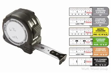 FastCap Pro Carpenter Tape Measures, Length: 25' | PMS25