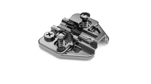 Dongtai Pro Cam Plate with Euro Screws 4mm, 400/Box