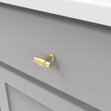 Refined Cabinet T-knob 1-5/8" | PRO98SN