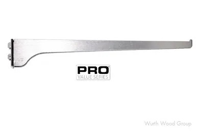 Pro Regular Duty Bracket - PROB0165, 10", 14" | PROB0165141WHC