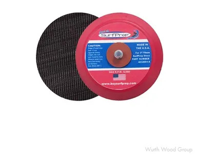 SurfPrep Replacement Pad No Hole 3" Round Pad - Non-Vacuum Hook and Loop, - SPBP3HL | SPBP3HL