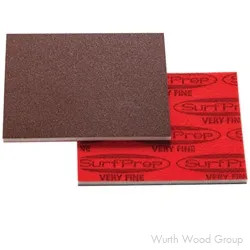 SurfPrep 3" x 4" x 1/2" Premium A/O Foam Abrasive Pad | SPRFHRSFP