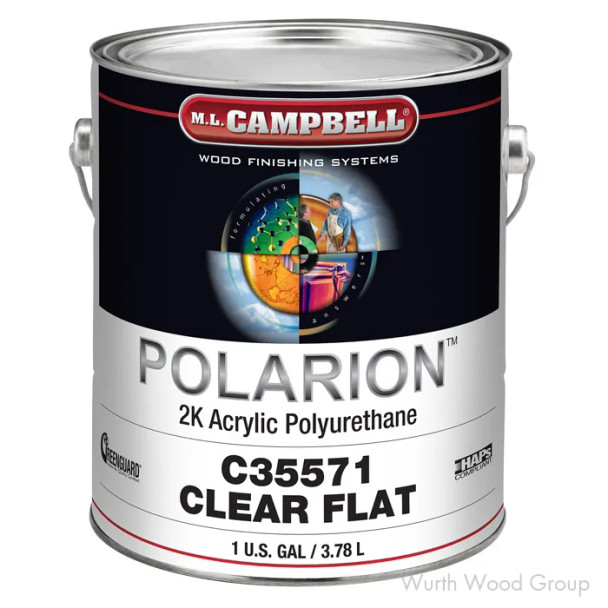 Polarion 2K Polyurethane Interior Clear - Ml Campbell 000C35574-20, 5 GALLON | W355745