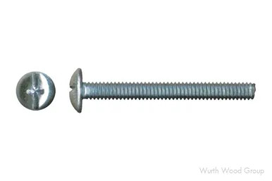Machine Screws Truss Head Phillips Slotted Drive 8-32 Thread, 8-32X1-1/8" | WW47400