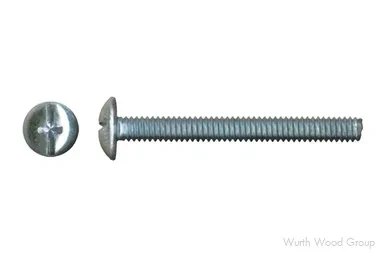 Machine Screws Truss Head Phillips Slotted Drive 8-32 Thread, 8-32X1-3/4" | WW47900